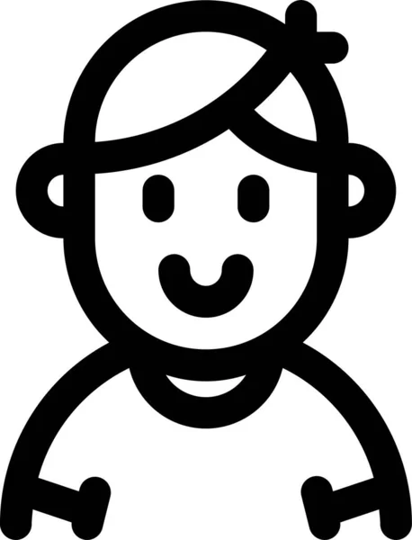 Ikona Profilu Awatara Użytkownika — Wektor stockowy