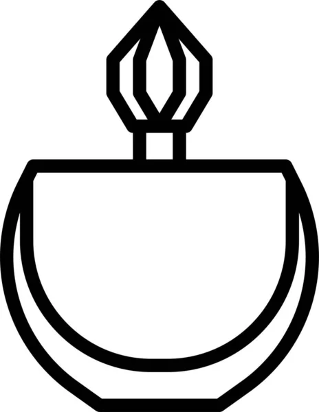 Иконка Фрагмента Бутылки Perfiume11 — стоковый вектор