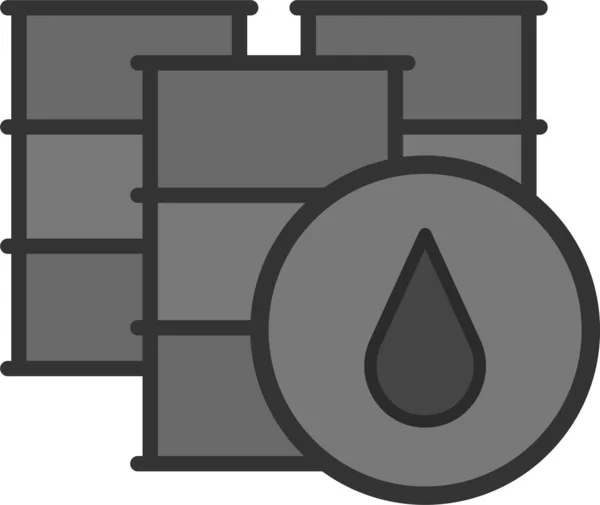 桶桶桶槽图标充填 轮廓风格 — 图库矢量图片