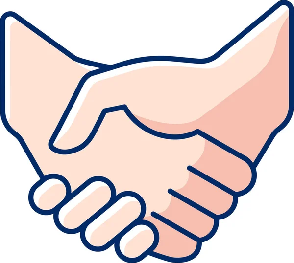 Handshake Agree Hands Icon — Stock Vector