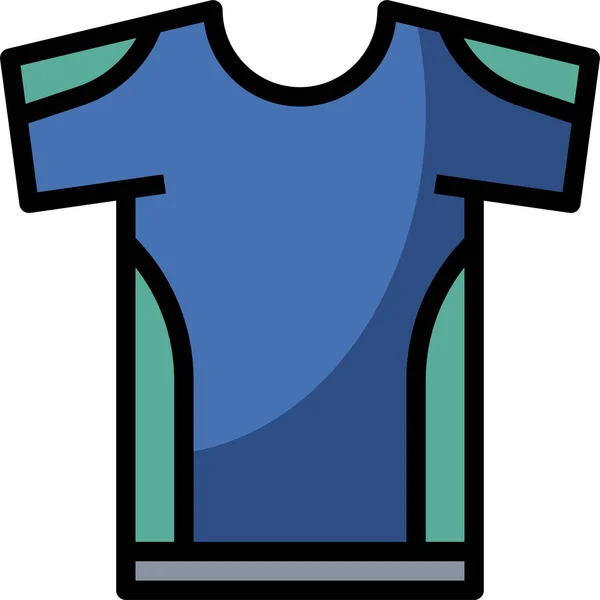 Competencia Ropa Icono Moda Categoría Fútbol Fútbol — Vector de stock