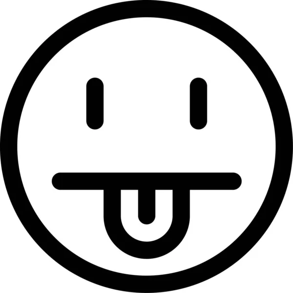 Emoji Ícone Rosto Emoção —  Vetores de Stock