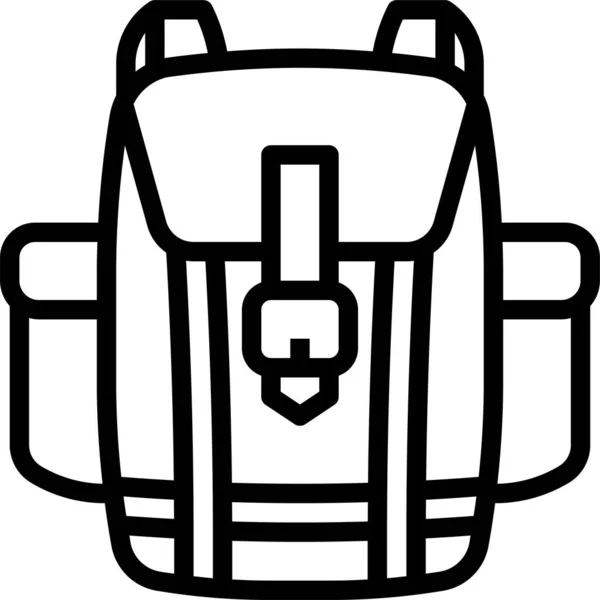 Rucksack Rucksack Symbol — Stockvektor