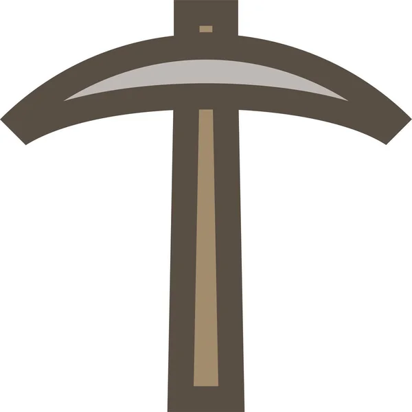 Иконка Топора Топора Топора Топора Стиле Заполненного Контура — стоковый вектор
