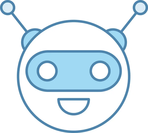 Chat Bot Chatbot Círculo Ícone Categoria Avatar —  Vetores de Stock