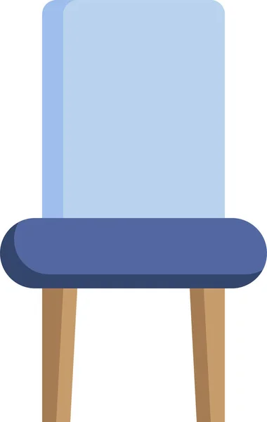 Cadeira Móveis Ícone Casa — Vetor de Stock
