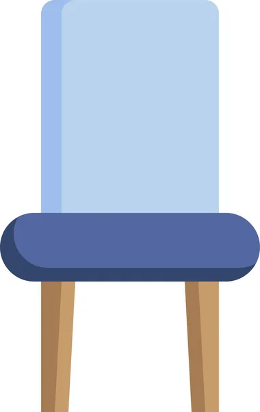 Silla Muebles Casa Icono — Vector de stock