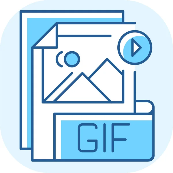 File Extension Gif Graphic Icon Stock Vector by ©iconfinder 534375036