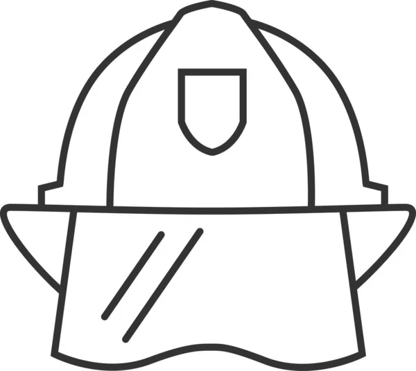 Feuerwehrmann Symbol Der Kategorie Computer Internet Sicherheit — Stockvektor