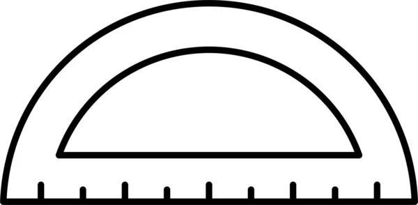 Kompas Geometrie Stationair Icoon — Stockvector