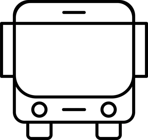 Ikone Des Busverkehrs — Stockvektor