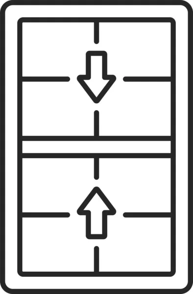 Ikona Okna Rámu Domu — Stockový vektor