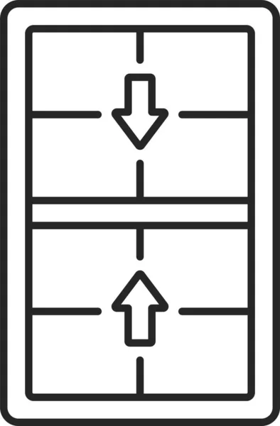 Ventana Marco Casa Icono — Archivo Imágenes Vectoriales