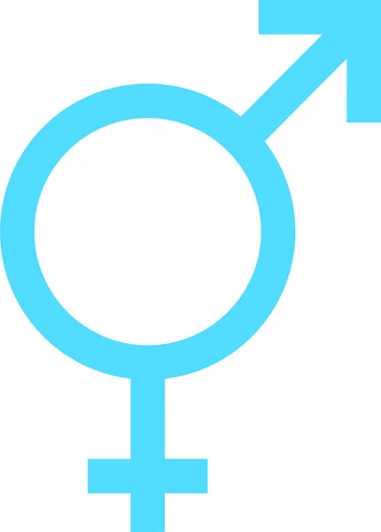 Transgénero Lgbt Homosexual Icono — Vector de stock