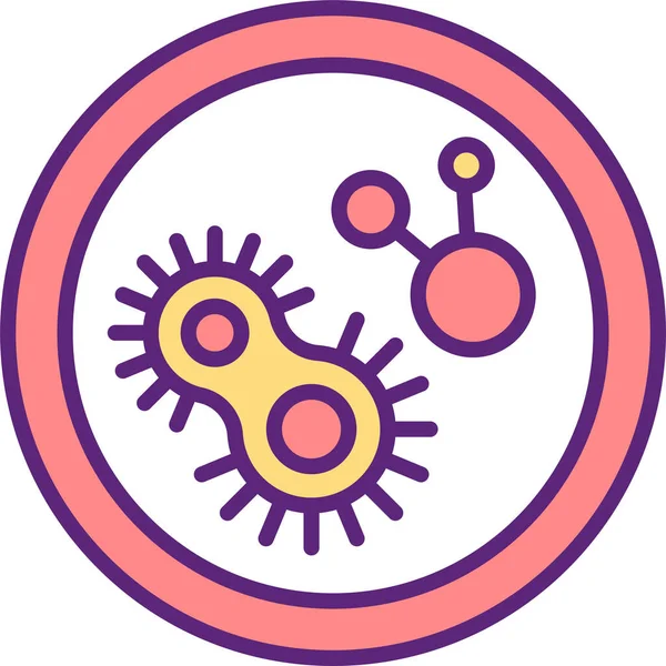 Infection Microbe Digestion Icon — Stock Vector