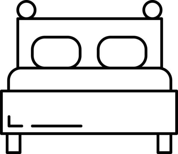 Значок Мебели Сна — стоковый вектор