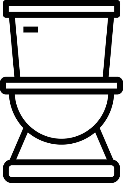 Toalete Ícone Higiene Rotina — Vetor de Stock