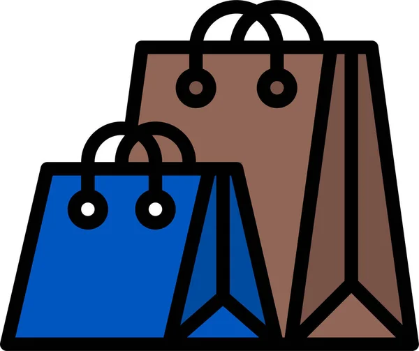 Einkaufstaschen Symbol — Stockvektor