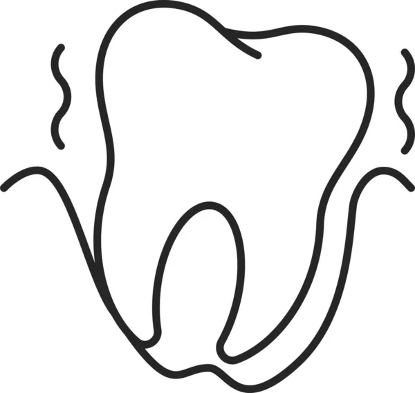 Icona Del Trattamento Dentale Del Dente — Vettoriale Stock