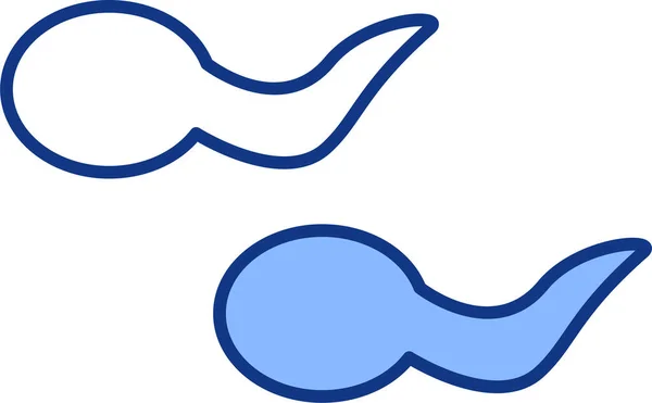 Значок Розмноження Сперми — стоковий вектор