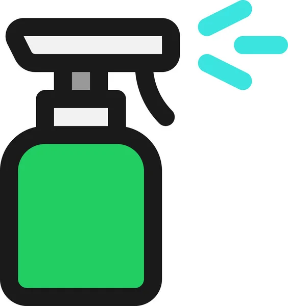 Icona Bottiglia Spray Acqua — Vettoriale Stock