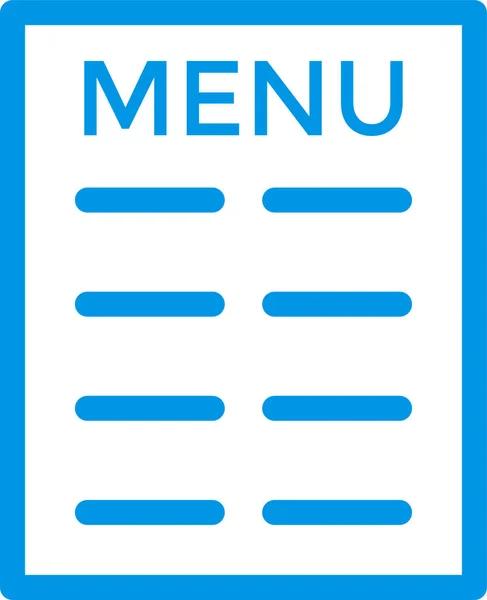 Groene Lijst Menu Pictogram Gevulde Outline Stijl — Stockvector