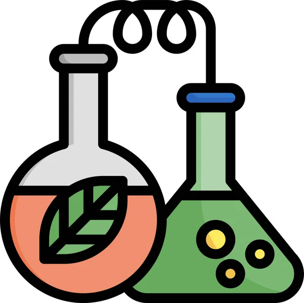 Bio Chimie Bio Génie Icône — Image vectorielle