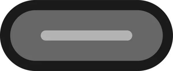 Иконка Кабеля Usb Стиле Заполненного Контура — стоковый вектор