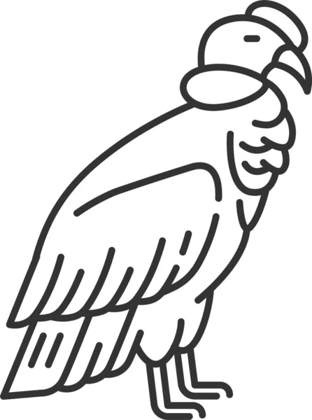 Vogel Kondor Kondor Symbol — Stockvektor