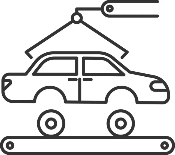 Automobile Automotive Build Icon — Stock Vector