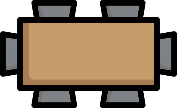 Значок Меблів Їдальні — стоковий вектор