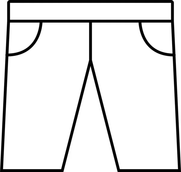Βελονιά Tailor Trouser Εικονίδιο Στην Κατηγορία Ρούχα Αξεσουάρ — Διανυσματικό Αρχείο