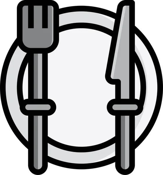 Икона Путешествия Ресторан — стоковый вектор