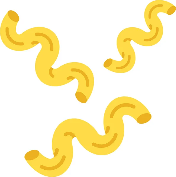 Cavatappi Icône Cavatappi Icône Macaroni — Image vectorielle