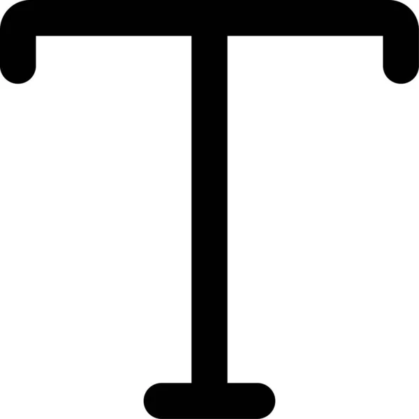 Schrifttypografie Symbol — Stockvektor