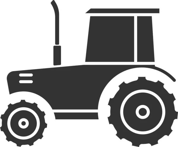 Agriculture Ferme Icône Agriculture Dans Style Solide — Image vectorielle