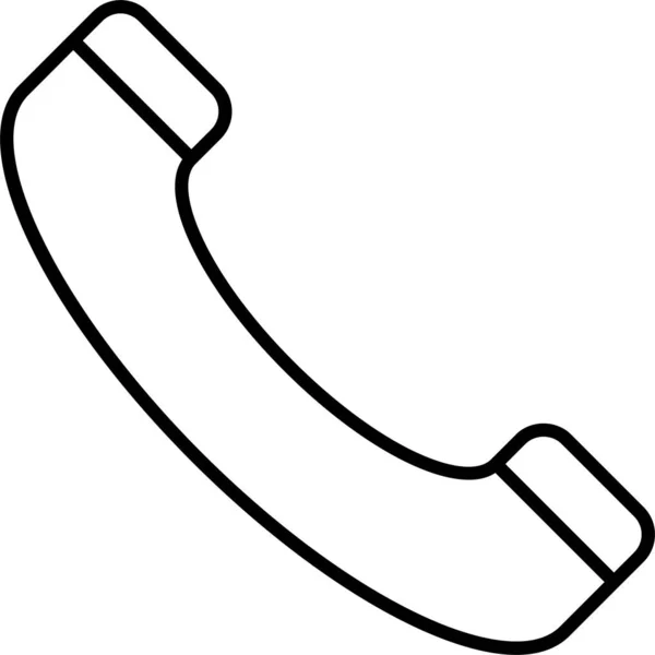 Oproep Contact Telefoon Pictogram — Stockvector