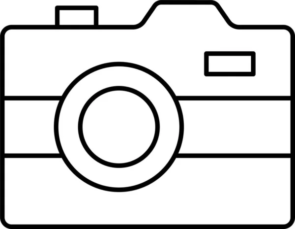 Camera Vastleggen Lens Pictogram — Stockvector