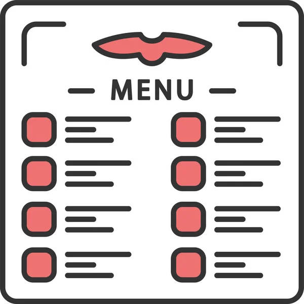 Vliegtuig Vlucht Pictogram Gevulde Outline Stijl — Stockvector