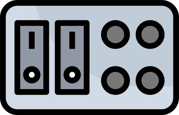 Symbol Licht Ausschalten — Stockvektor