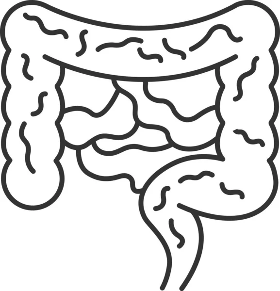 Doença Ícone Gastroenterológico Doença Ícone —  Vetores de Stock