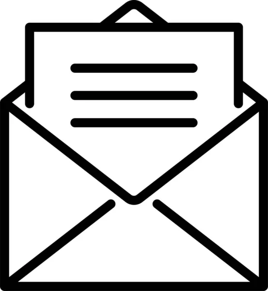 电子邮件通讯图标 — 图库矢量图片