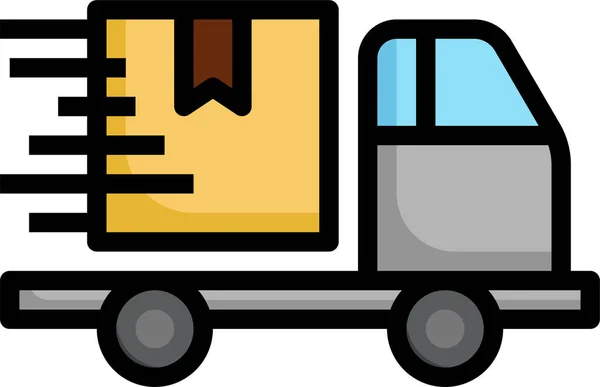 Logistiek Icoon Van Toeleveringsketen — Stockvector