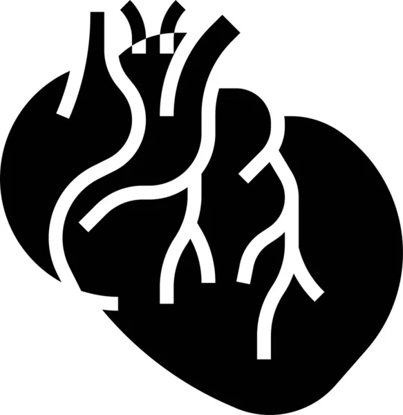 Ikona Anatomii Ciała Opieki Zdrowotnej Kategorii Szpitale Opieka Zdrowotna — Wektor stockowy