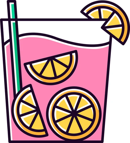 Drank Braziliaanse Caipirinha Icoon — Stockvector