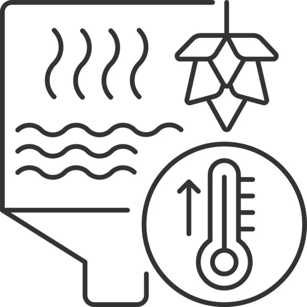 Boiling Heating Beer Brewing Icon — Stock Vector