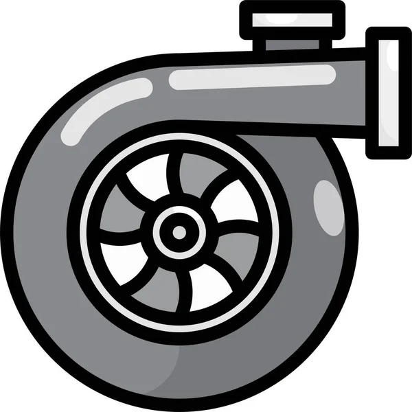 Car Service Turbo Icon — 图库矢量图片