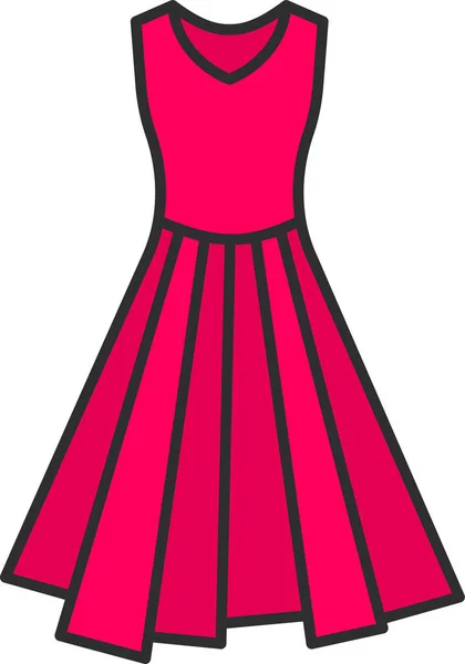 Значок Одягу Одязі Заповненому Стилі — стоковий вектор