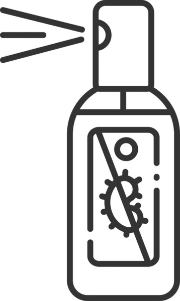 Spray Sanitizer Hygiene Icon — Stock Vector