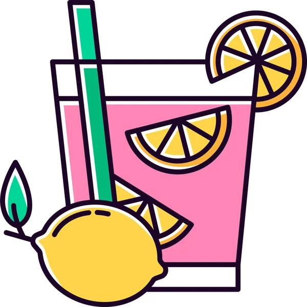 Beverage Brazilian Caipirinha Icon — Stock Vector